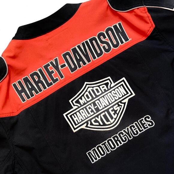 Harley-Davidson Mens Reg 2XL Colorblock Soft Shell Jacket 98405-19VM - Picture 5 of 12